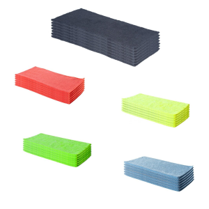 Bayeta de microfibra para limpieza profesional en hostelería.