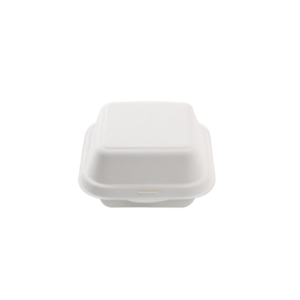 ENVASE HAMBURGUESA CAÑA DE AZÚCAR BLANCO Pack 25 Ud
