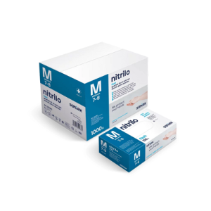 GUANTES NITRILO AZUL Caja 100ud