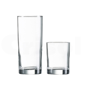 Vaso Princesa para hostelería, elegante y resistente, ideal para agua, refrescos y combinados.
